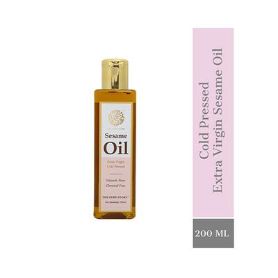 The Pure Story Sesame Oil Pure Natural Cold Pressed Hair Oils 200ml - Hair Oils