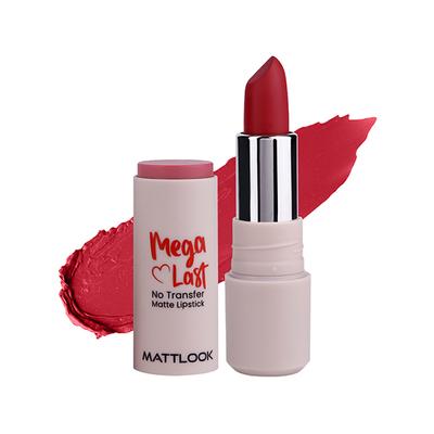 Matt Look Mega Last No Transfer Matte Lipstick With Smudge Proof Formula & Vitamin E, Wine So Fine-06 3.8 gm - Lipsticks