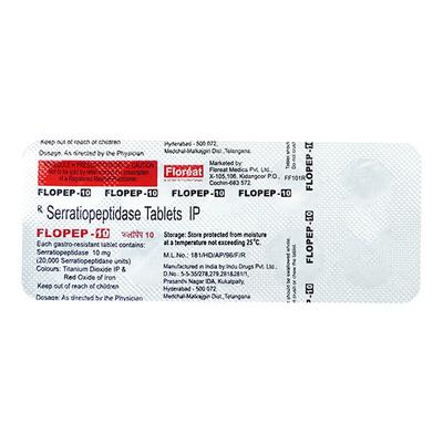 FLOPEP 10 Tablet 10's - Pain relief-Ant