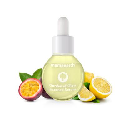 Mamaearth Garden of Glow Essence Serum For Glowing Skin with Vitamin C & Passion Fruit for Skin Illumination 30 ml - Face Serum