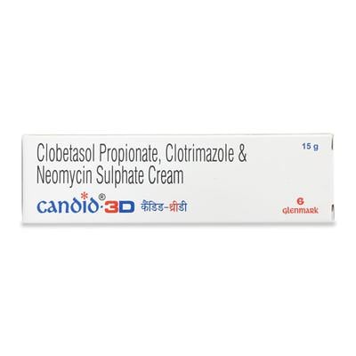 Candid 3D Cream 15gm - Skin Infections-Toc