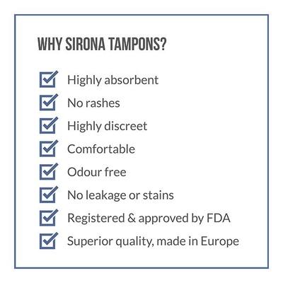 Sirona Premium Applicator Tampons - (Mix pack) 8's - Tampons