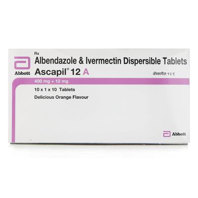 Ascapil 12A Tablet - Parasitic Worms-Ant