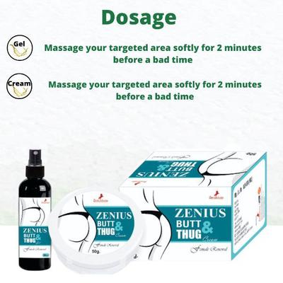 Zenius Butt & Thigh Whitening Gel 50 ml + Whitening Cream 50 gm 1's - Intimate Cream/Gel