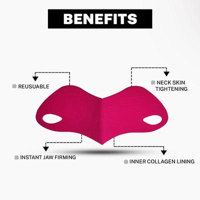 House of Beauty V Chin Uplifting Mask For Jawline, Double Chin Reduction with Collagen Gel 1's - Masks & Peels