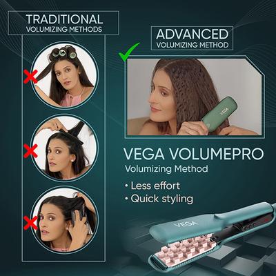 Vega Volumepro Hair Volumizer for Women with Digital Display, Volumize and Bouncy Hair (VHVH-01) 501 gm - Hair Dryers