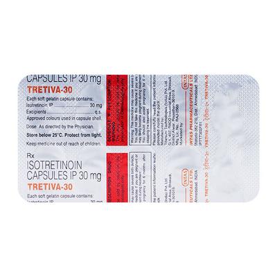 Tretiva 30mg Capsule 10'S - Acne-Acn