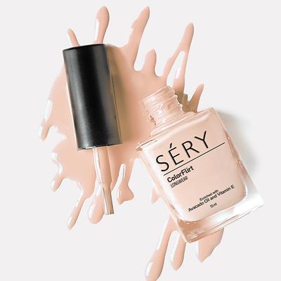 SERY Colorflirt Nail Paint - Creme Castle 10 gm - Nail Polish