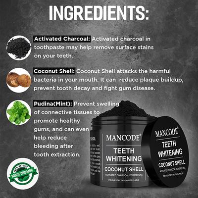 Mancode Teeth Whitening 25 gm - Toothpaste