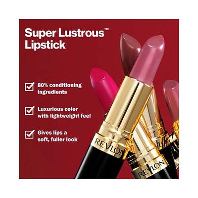 Revlon Super Lustrous Lipstick- Creme-Electric Melon 4.2 gm - Lipsticks