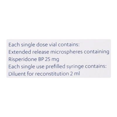 Risperdal Consta 25mg Injection(Pfs) 2ml - Schizophrenia-Aps