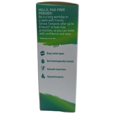 Sirona Worry-Free Tampons (Assorted Pack) 20's - Tampons