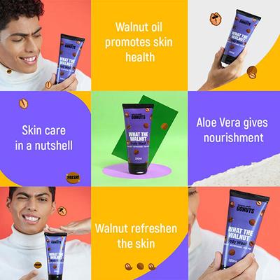 GONUTS By Bewakoof What the Walnut Body Wash 200 ml - Shower Gels & Body Wash