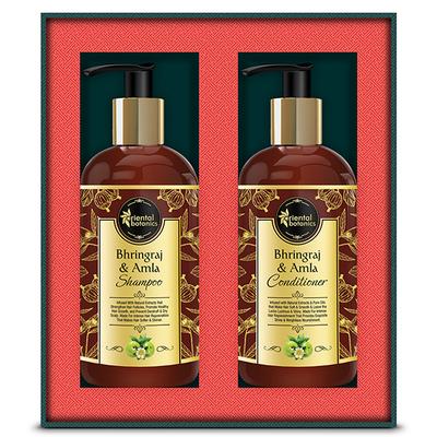 Oriental Botanics Hair Shampoo + Conditioner - Bhringraj & Amla 300 ml - Shampoos