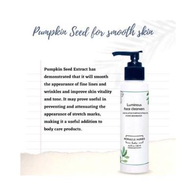Miracle Herbs Luminous face cleanser Exfoliating pumpkin Extracts 100 ml - Face Wash & Cleansers