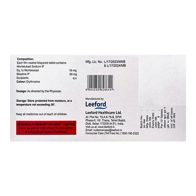 WELBIHIST M Tablet 10's - Allergies-Ant