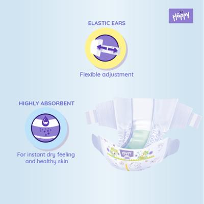 Bella Baby Happy Diapers 44's (S) - Diapers & Wipes