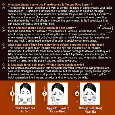 St.Botanica Frankincense & Almond Face Serum 30 ml - Dark Circle & Wrinkle Busters
