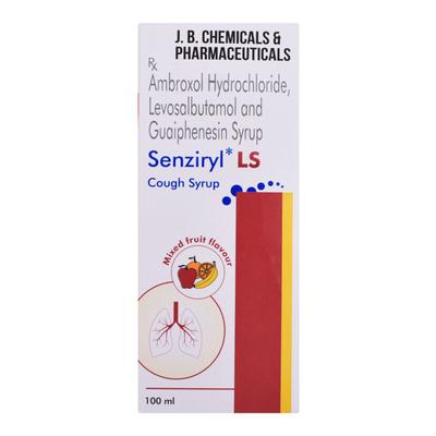 SENZIRY LS Mixed Fruit Flavour Cough Syrup 100ml - Cough And Cold-Cou