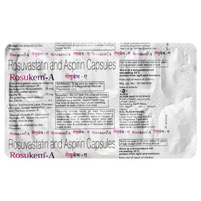 Rosukem A Capsule 10'S - High Cholesterol-Dys