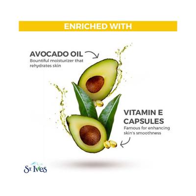St. Ives Hydrating Vitamin E & Avocado Body Lotion 100% Natural Moisturizers 621 ml - Lotions & Creams