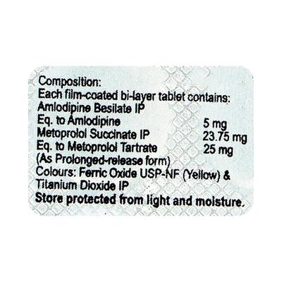 AMLOSAFE MT 25 Tablet 10's - Hypertension-Cal