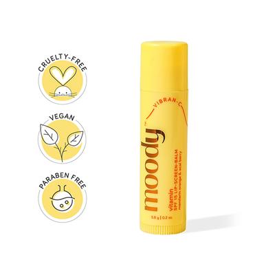 Moody Vitamin C Lip-Screen-Balm SPF 15 with Mango Seed Butter & Sweet Almond Oil 5.8 gm - Lip Balms