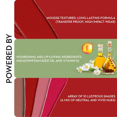 SUGAR Cosmetics X Wonder Woman 24 - Hr Lip Lacquer - 10 Vigourholic 3.5 ml - Lipsticks