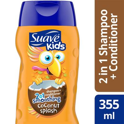 Suave Kids 2 in 1 Shampoo + Conditioner - Coconut Splash 355 ml - Baby Shampoo