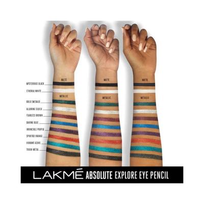 Lakme Absolute Explore Eye Pencil Spirited Orange 1's - Eyebrow Pencils & Enhancers
