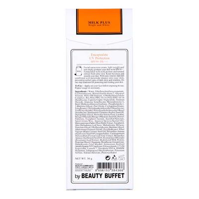 Scentio Milk Plus Organic Encapsulate UV Protection SPF50+ PA+++ 30 ml - Face Creams