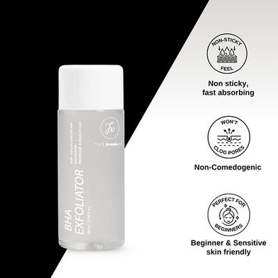 The Formularx 2% BHA Exfoliator with 2% Salicylic Acid and 2% Niacinamide for Blackheads, Acne, Oily Skin 100 ml - Scrubs & Exfoliants