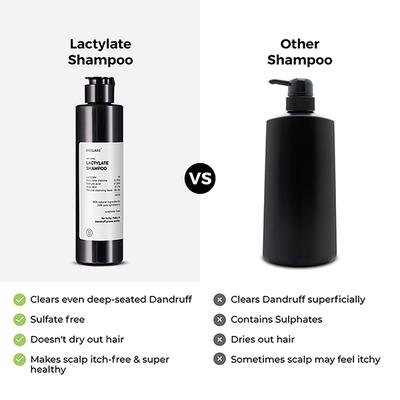Brillare Lactylate Shampoo for itchy, flacky & dandruff prone Scalp 200 ml - Shampoos