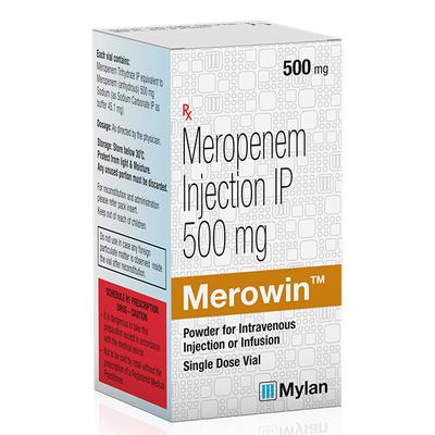 Merowin 500mg Injection 1'S - Bacterial Infections-OAB