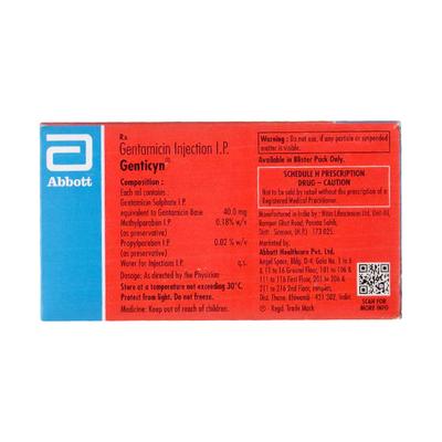GENTICYN 60mg Injection 1.5ml - Bacterial Infections-Ami