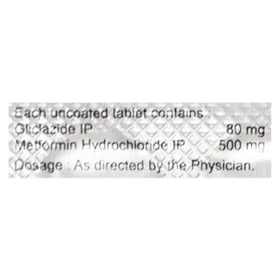 Glizihenz M 80/500mg Tablet 10'S - Diabetes-Ant