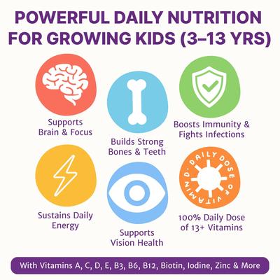 HealthBest Kidbest Multivitamin & Multimineral Gummies 30's - Multi-Vitamins