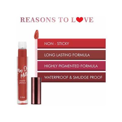Beauty People Stay on Matte Liquid Lip Color with Spf 15 20 Go Getter 3.5 ml - Liquid Lipsticks