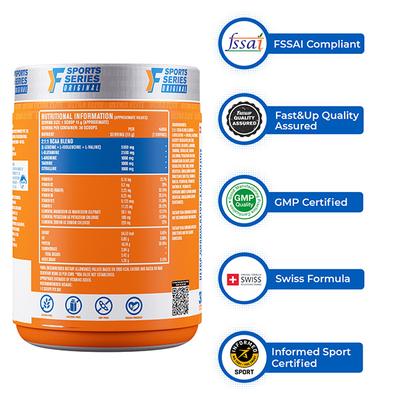 Fast&Up BCAA Supplement Powder - Lime & Lemon Flavour 450 gm - Bcaa Supplements