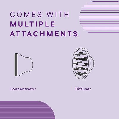 Winston Turbo Hair Dryer for Women and Men with Diffuser and with 3 Heat, 2 Speed and Cool Mode Setting - 2200 Watts 1's - Hair Dryers