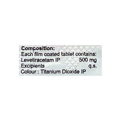 LEVINIC 500mg Tablet 10's - Epilepsy/Convulsion-Ant