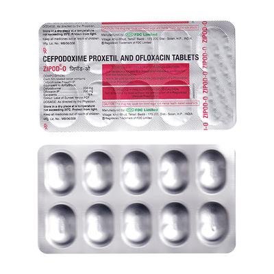 Zipod O Tablet 10'S - Bacterial Infections-Cep