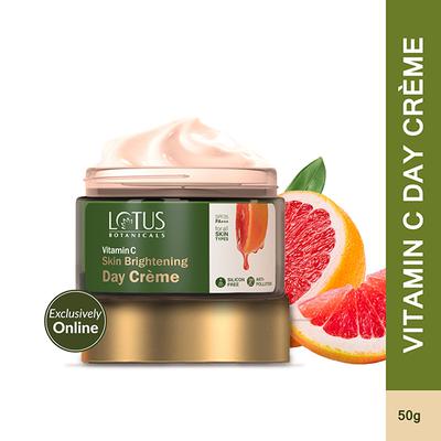 Lotus Botanicals Vitamin C Skin Brightening Day Cream SPF 25 PA+++ 50gm - Day Cream