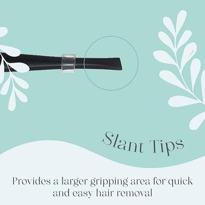 Basicare Tweezer Matt Black 8.5Cm 1's - Tweezers