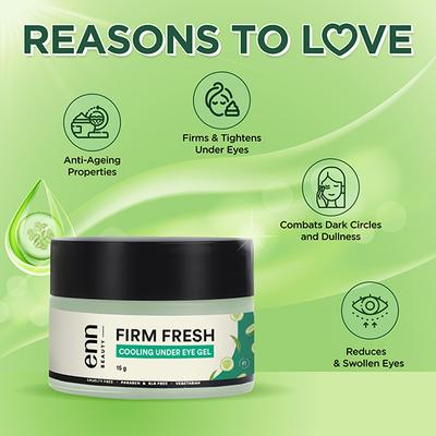 ENN Firm Fresh Cooling Under Eye Gel 15 gm - Under Eye Creams & Serums