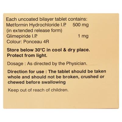 Glador M1 Tablet 15'S - Diabetes-Ant