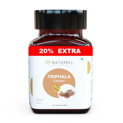 Naturrel Triphala Extract Bowel Care Tablet 50's + Free 10's - Pure Herbs