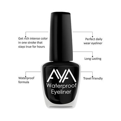 Aya 24 Hrs Long Lasting & Waterproof Eyeliner - Black 5 ml - Eyeliners