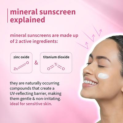 Plum Oat & Ceramide Complex 100% Mineral SPF 50 PA+++ Sunscreen For Sensitive Skin Non-Oily 50 g - Body Sunscreen