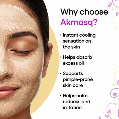 Akmasq Face Mask Cream 75gm - Dry Skin-Emo